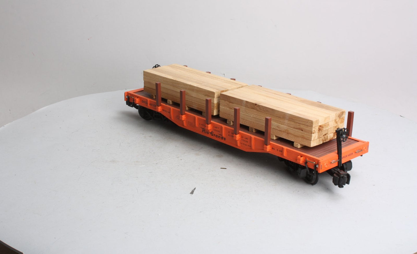 Aristo-Craft 46309 Denver & Rio Grande Flatcar with Load