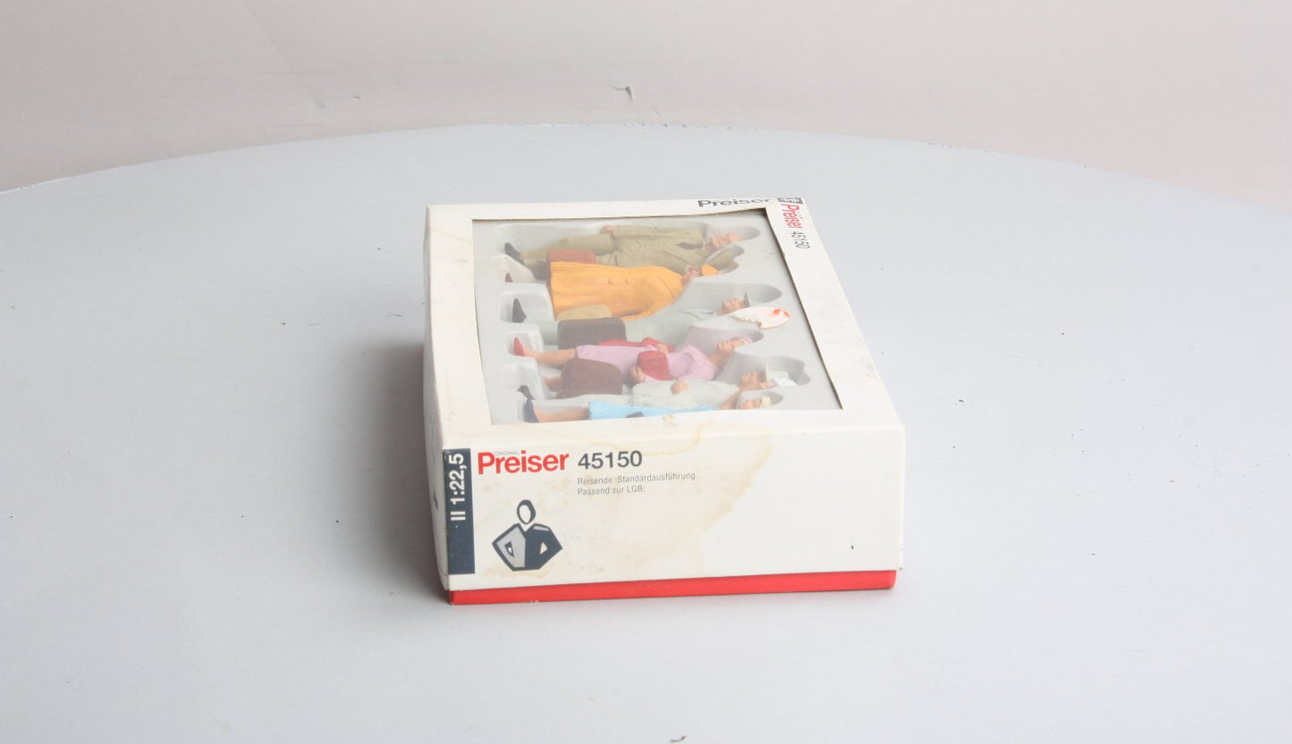 Preiser 45150 G Standing Passengers Figures (Set of 6)
