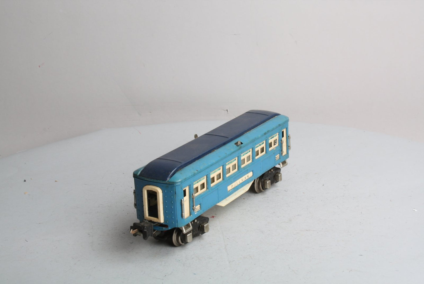 Lionel 2613 Vintage O Prewar Blue Comet Two-Tone Blue Tinplate Pullman Car
