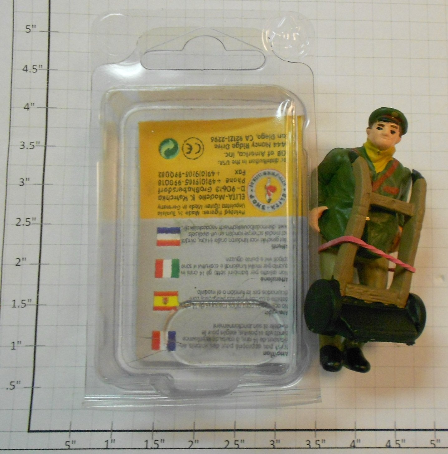 Elita Modelle 10018 Man Figure With Handtrucks