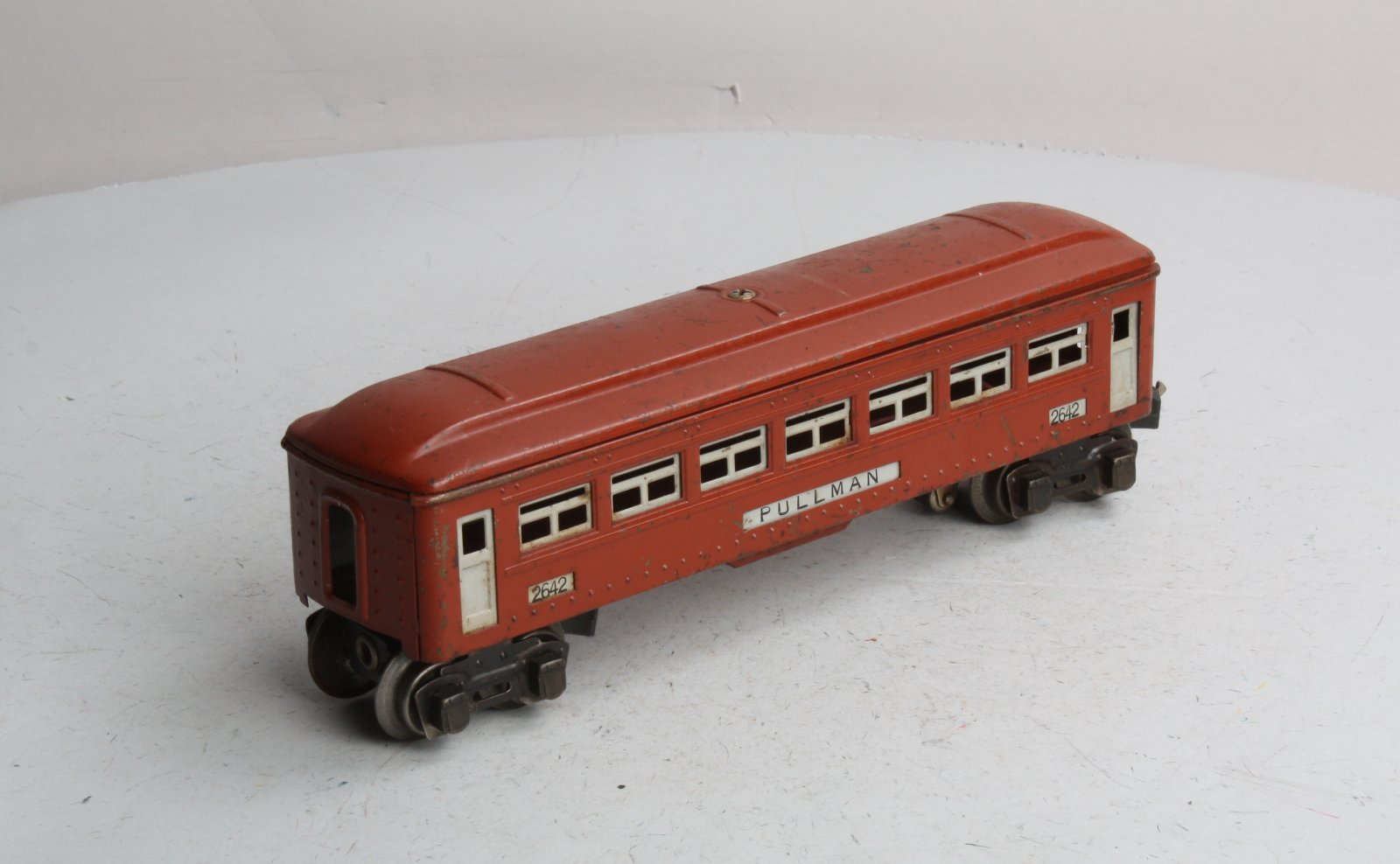 Lionel 2642, 2643 Vintage O Prewar Tinplate Pullman Passeger Car Set