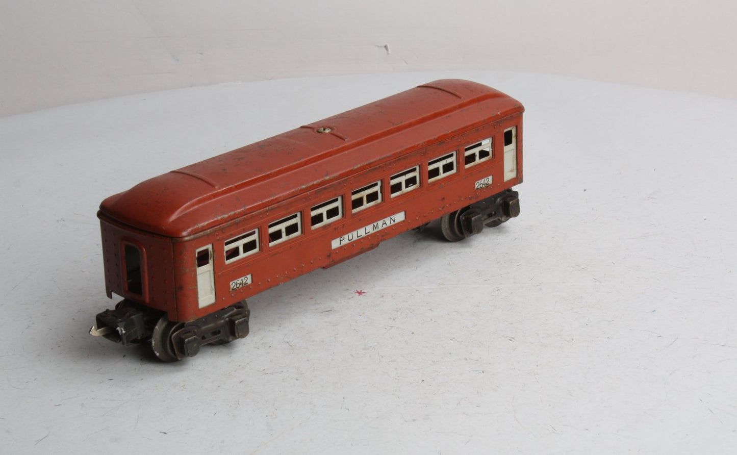 Lionel 2642, 2643 Vintage O Prewar Tinplate Pullman Passeger Car Set