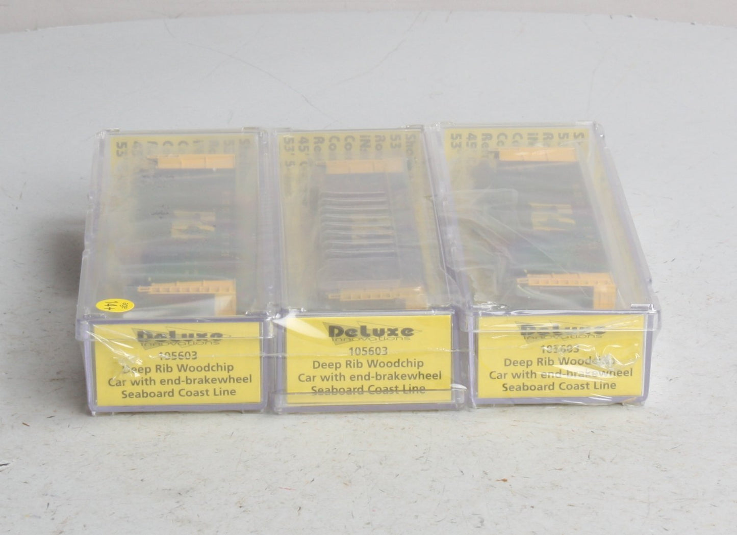 Deluxe Innovations 105603 Seaboard Coast Line Deep Rib Woodchip 3-Pack