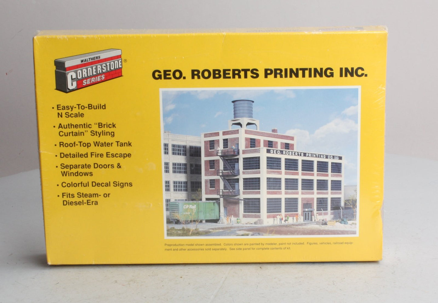 Walthers 933-3231 N Scale GEO. Roberts Printing Inc. Structure Kit
