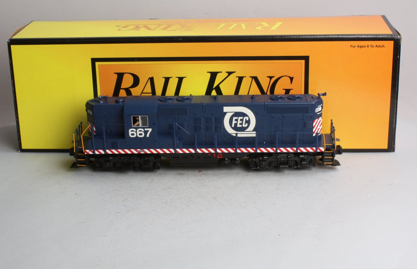 MTH 30-2809-3 Florida East Coast GP-9 Non-Powered Diesel Engine #667