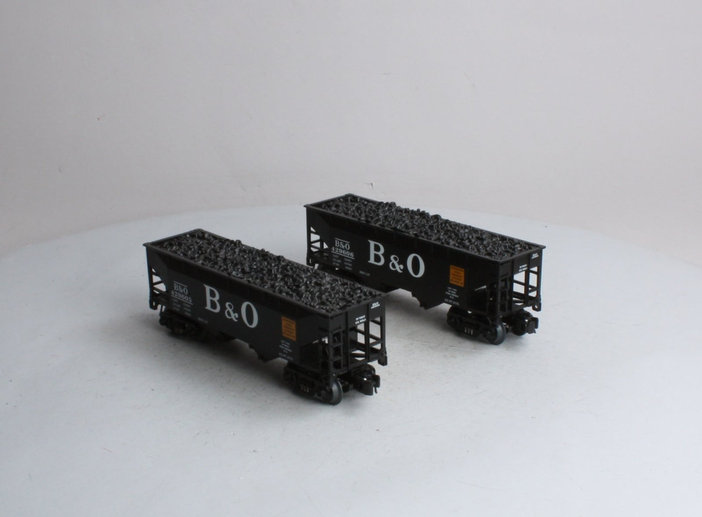 RMT 962232 O Gauge Baltimore & Ohio 2-Bay Coal Hopper Set