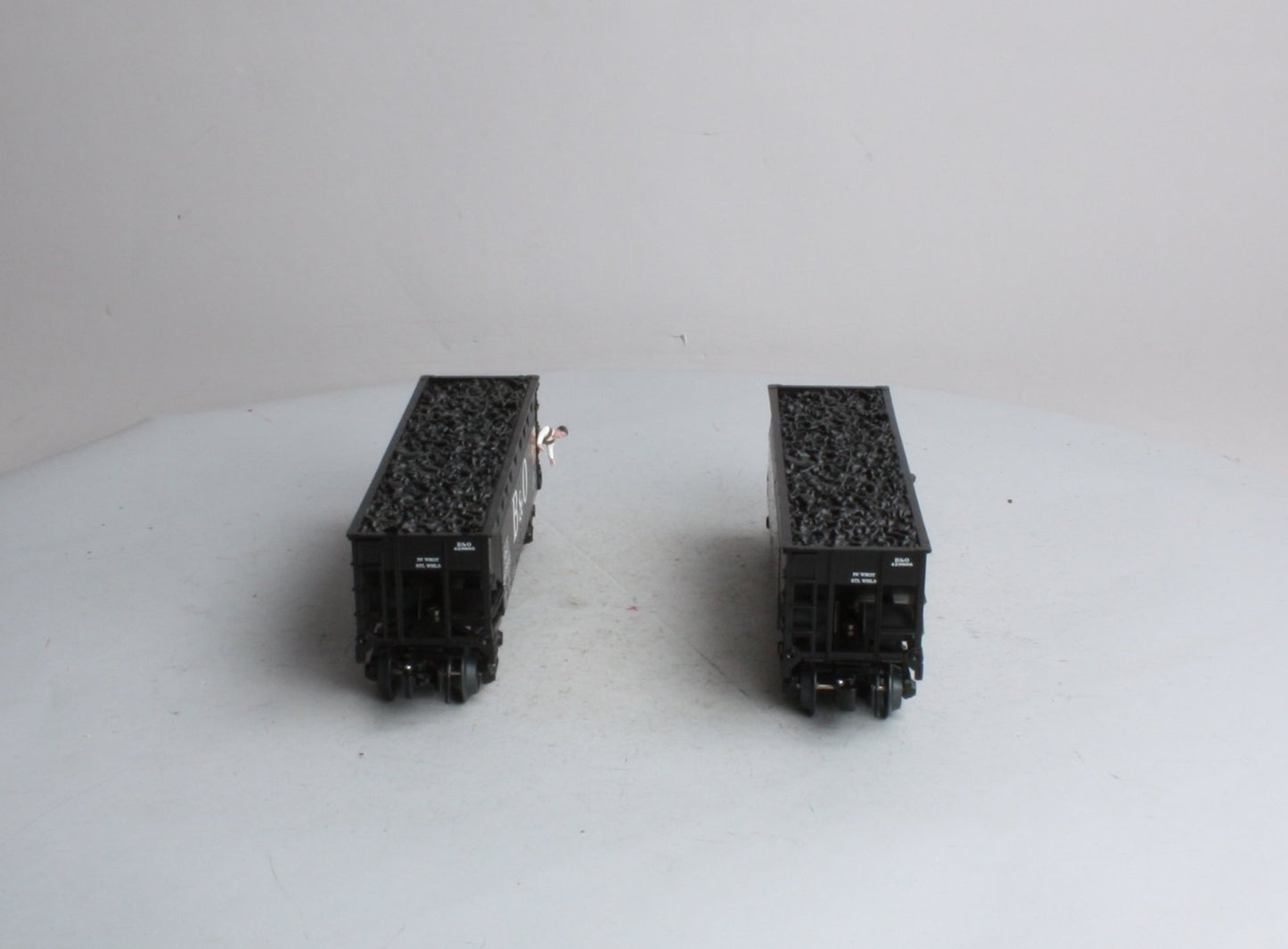 RMT 962232 O Gauge Baltimore & Ohio 2-Bay Coal Hopper Set