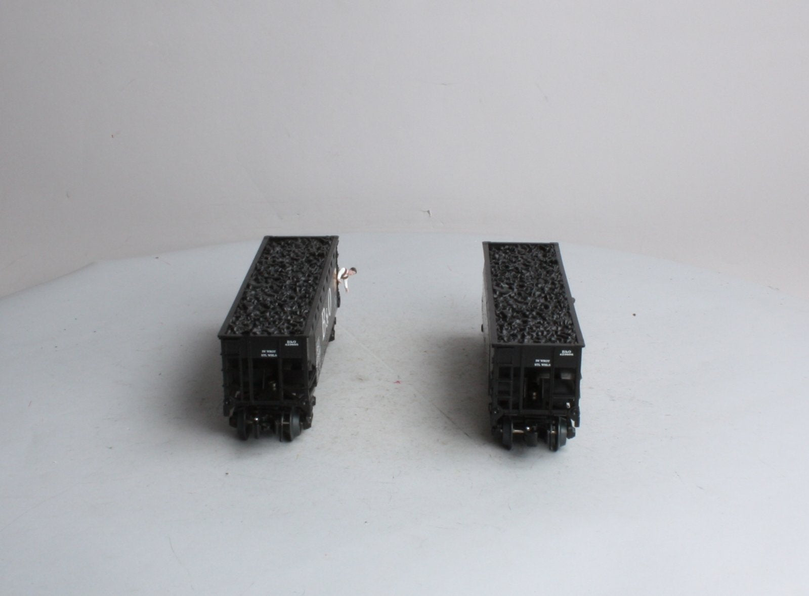 RMT 962232 O Gauge Baltimore & Ohio 2-Bay Coal Hopper Set