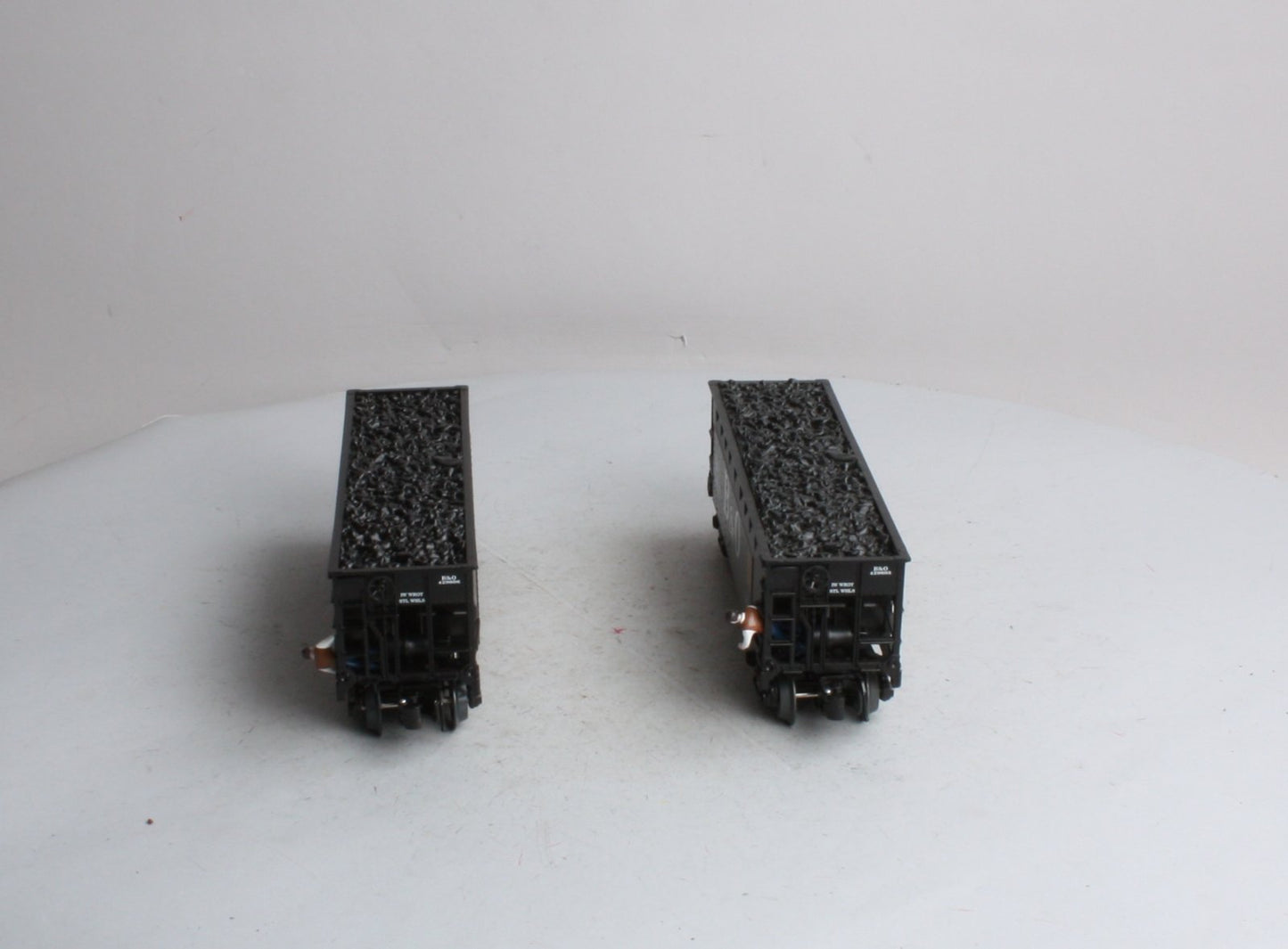 RMT 962232 O Gauge Baltimore & Ohio 2-Bay Coal Hopper Set
