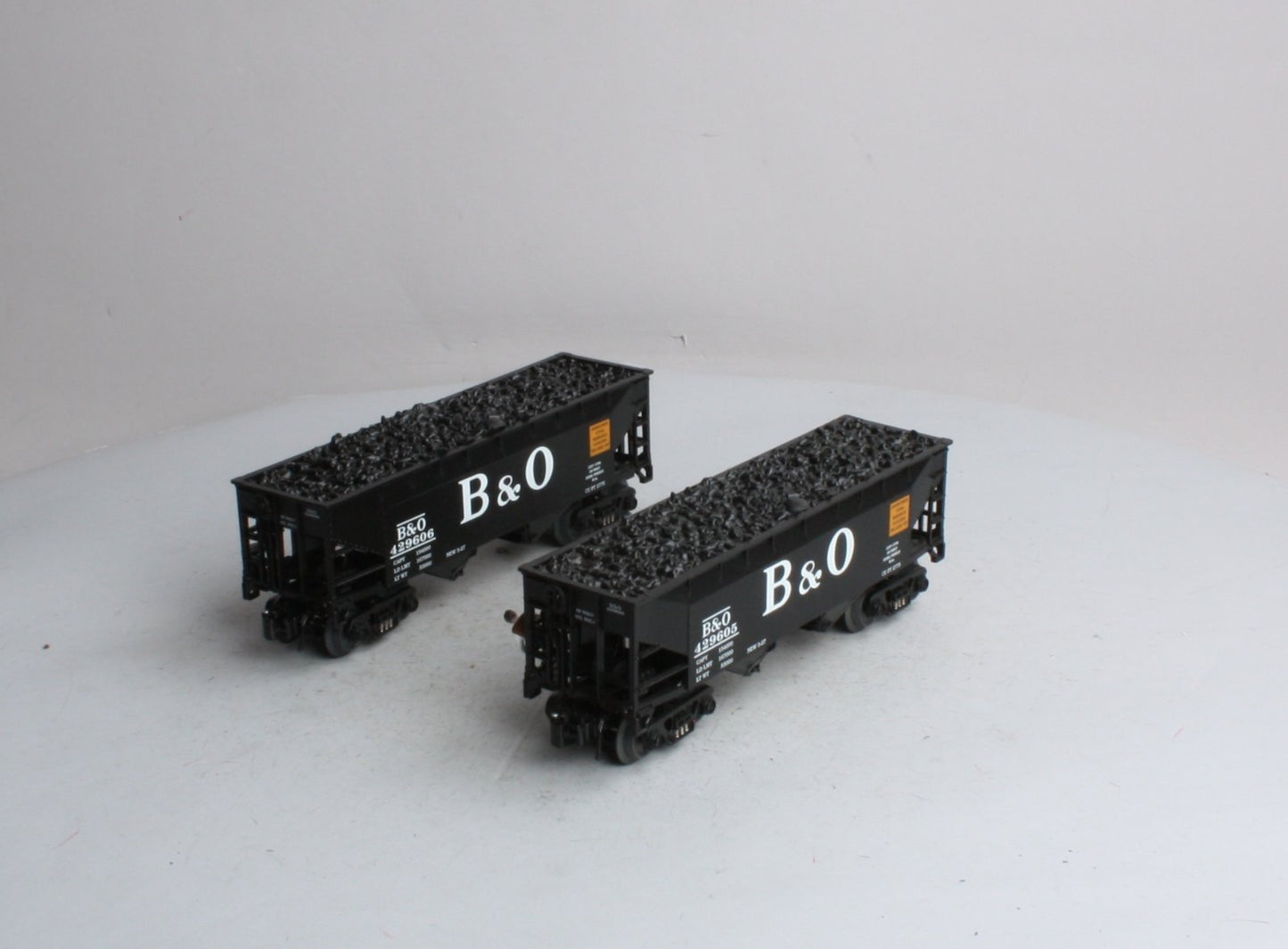RMT 962232 O Gauge Baltimore & Ohio 2-Bay Coal Hopper Set