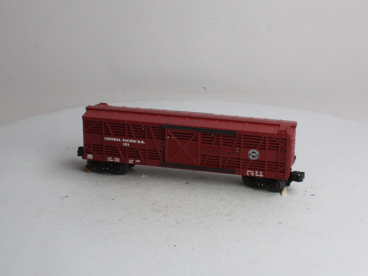 Lionel 6-15064 O Gauge Central Pacific Stock Car #151