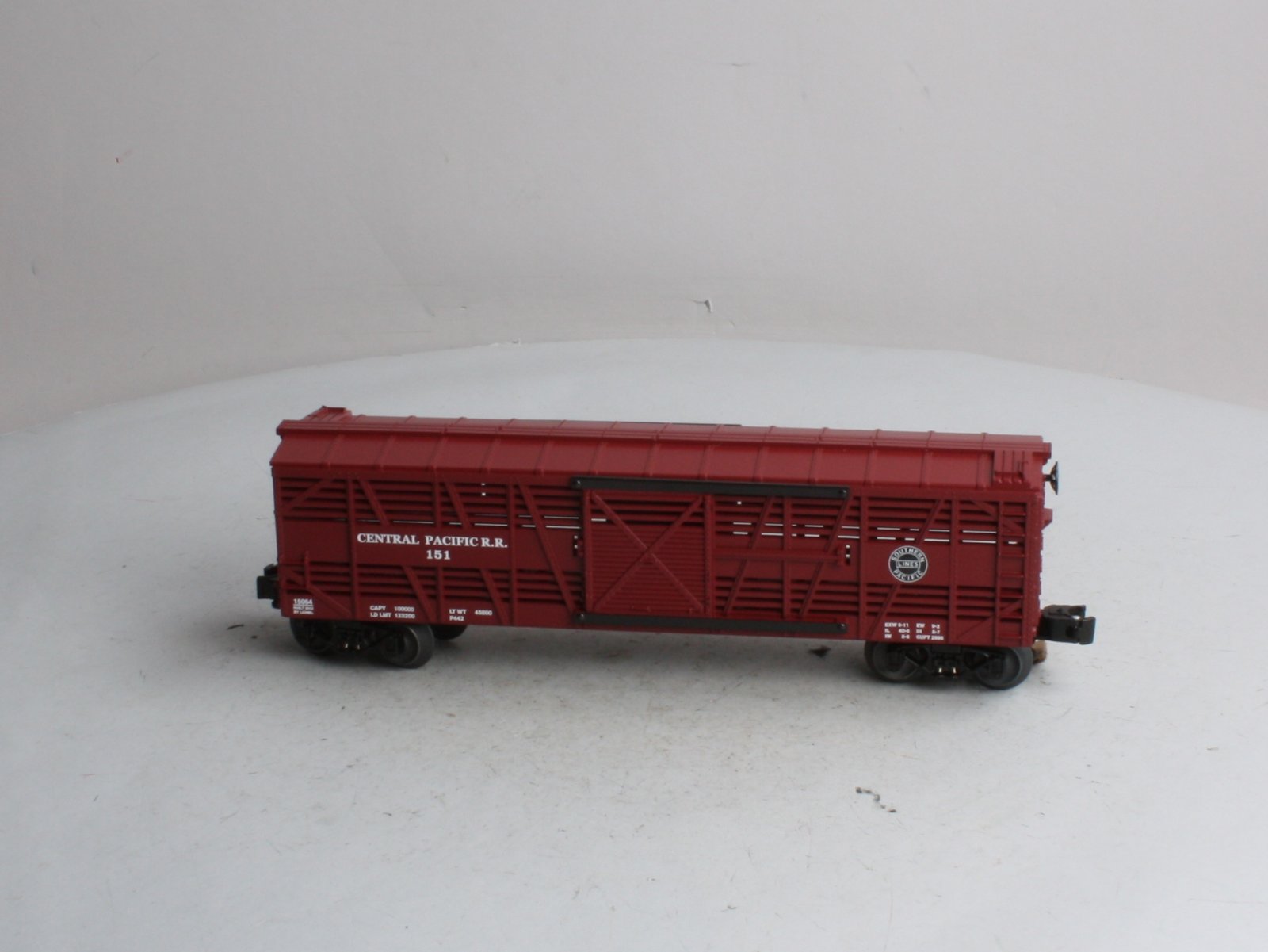 Lionel 6-15064 O Gauge Central Pacific Stock Car #151