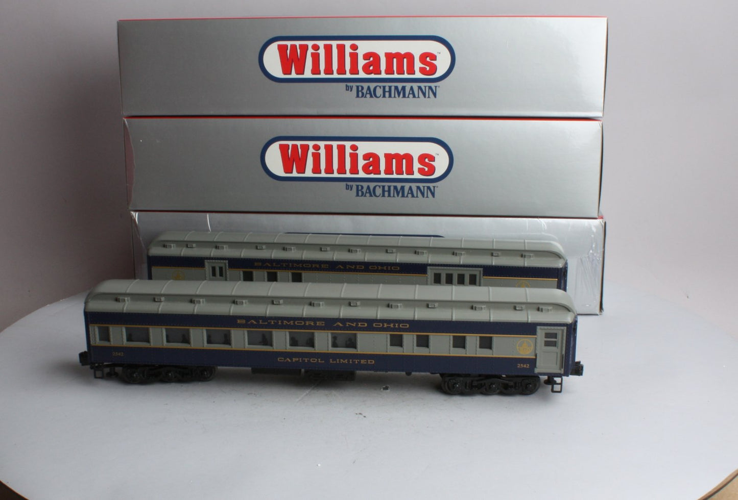 Williams 43307 Baltimore & Ohio 72 Ft. Heavyweight 2-Car Add-On Set
