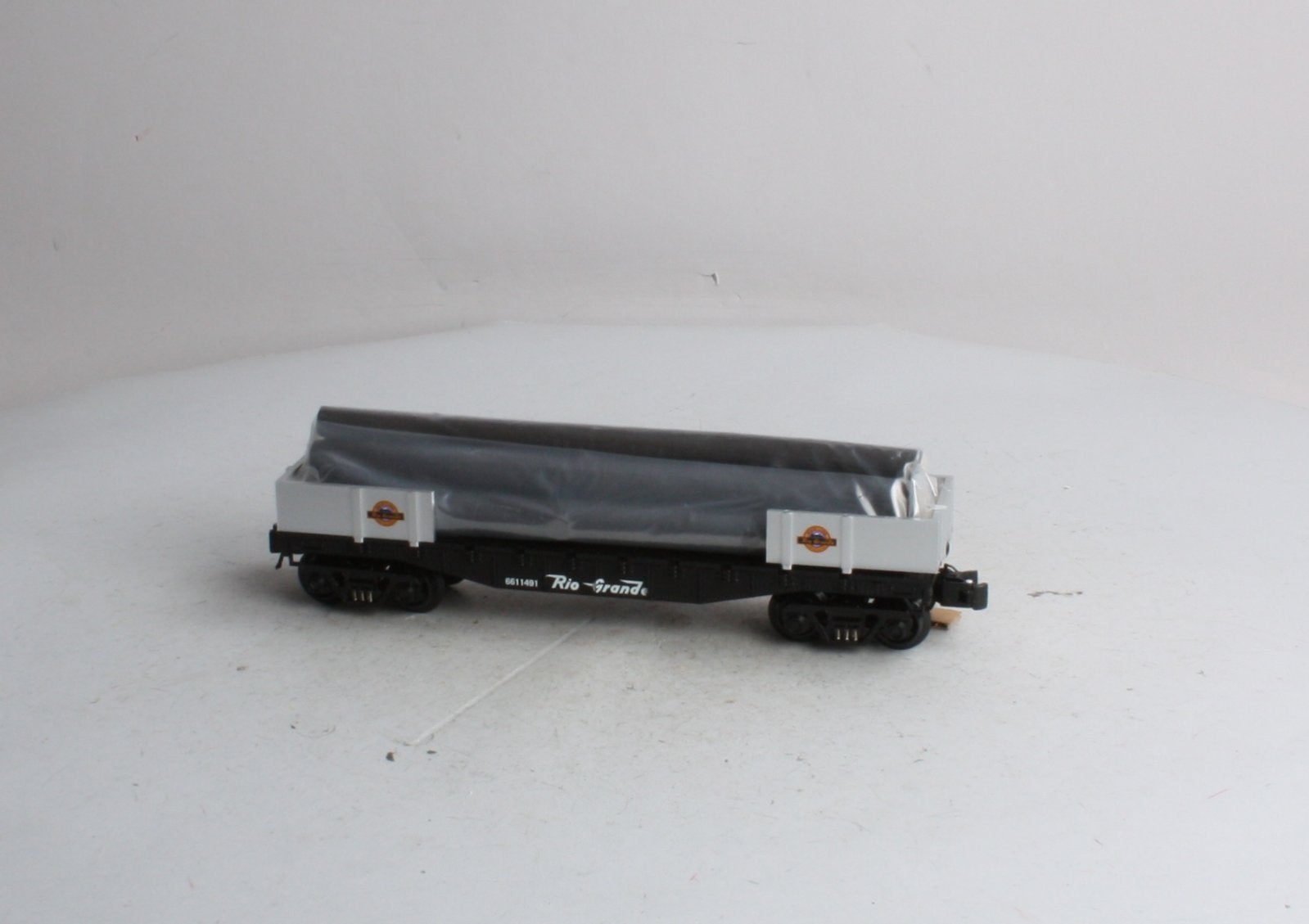 K-Line K661-1491 O Denver & Rio Grande Western Flat Car with Logs