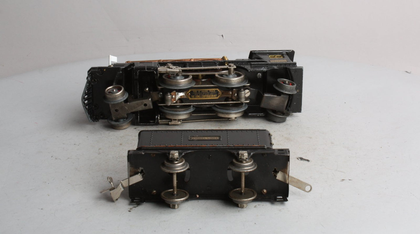 Lionel 261 Vintage O Gauge Prewar Steam Locomotive & Tender