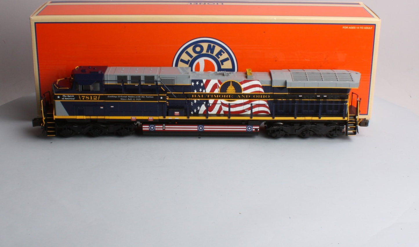 Lionel 6-38404 CSX Heritage Baltimore & Ohio AC6000 Diesel Locomotive #7812
