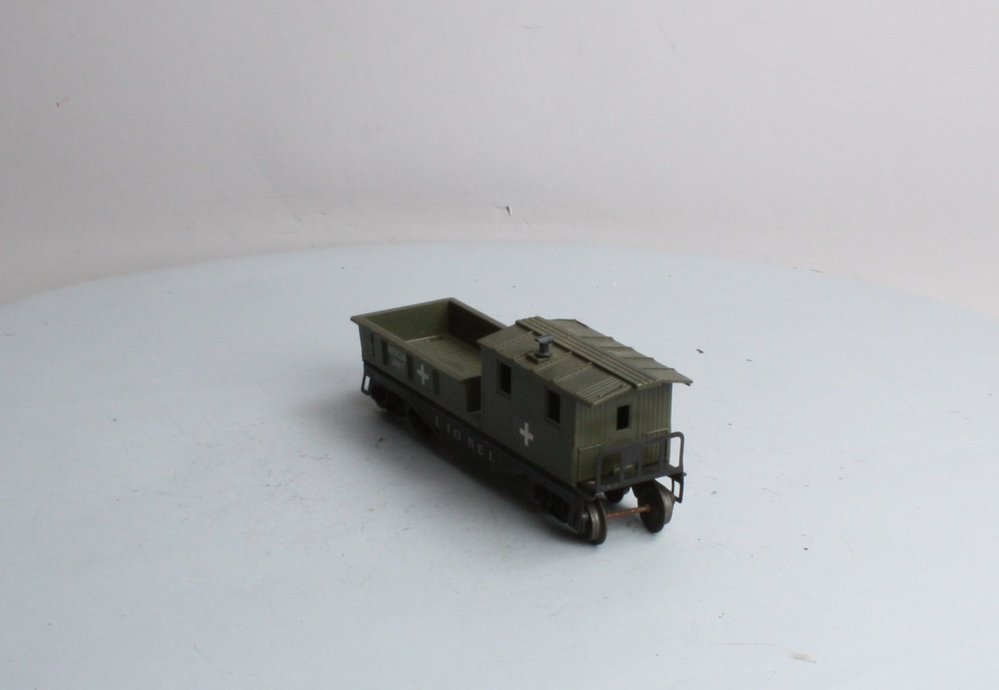 Lionel 6119-125 Vintage O Olive Drab Rescue Work Caboose