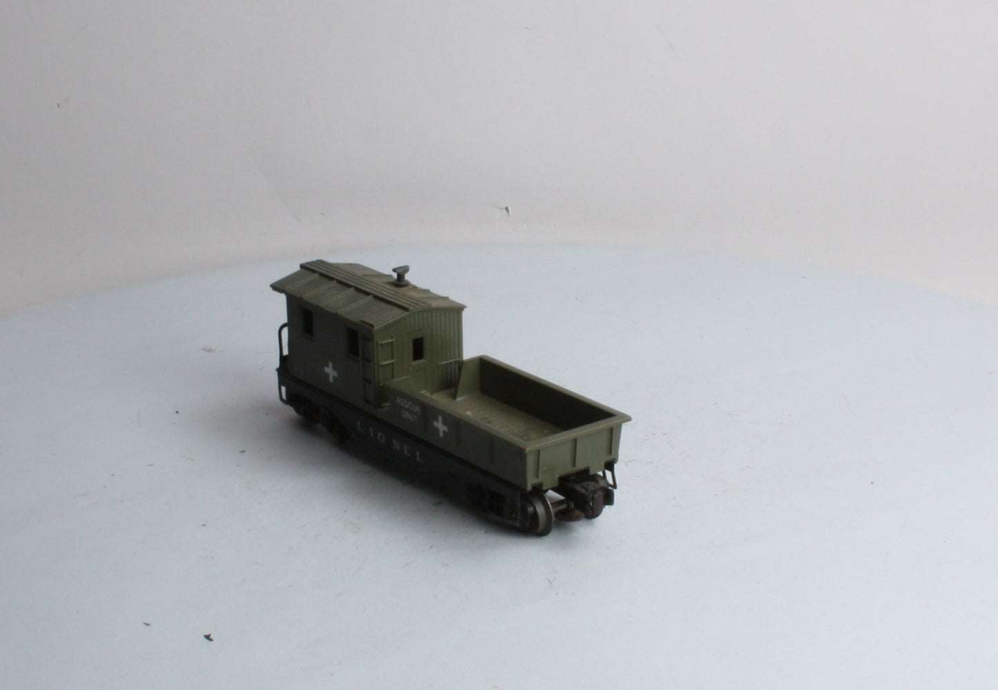 Lionel 6119-125 Vintage O Olive Drab Rescue Work Caboose