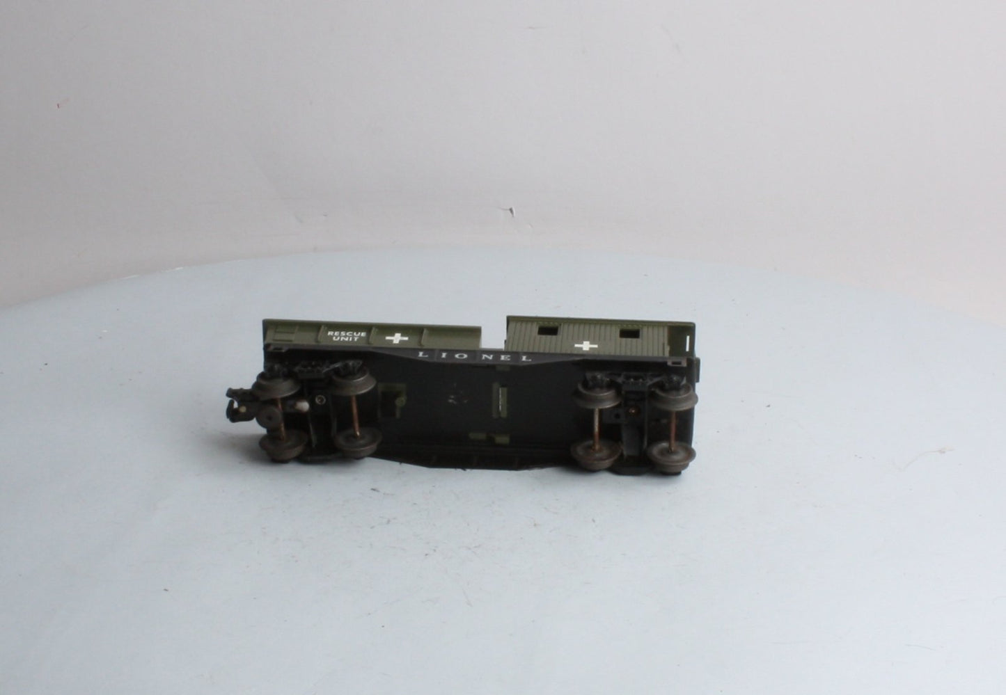 Lionel 6119-125 Vintage O Olive Drab Rescue Work Caboose