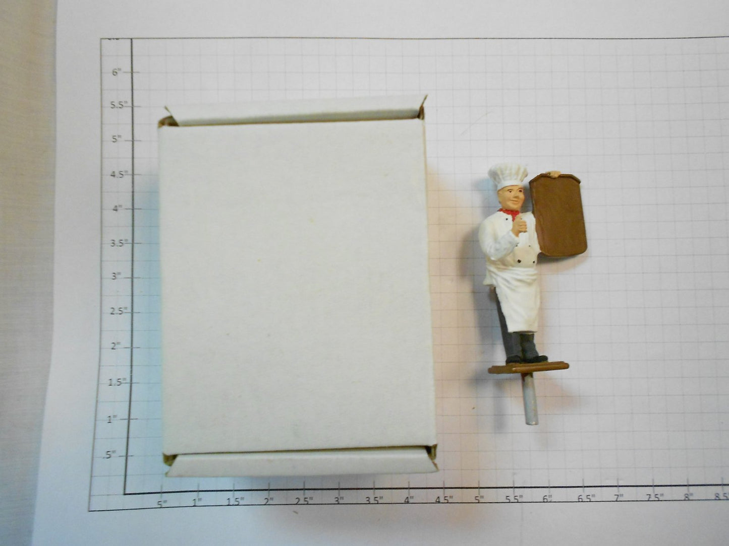 Taura Figures 13.40 White Metal Cook Figure