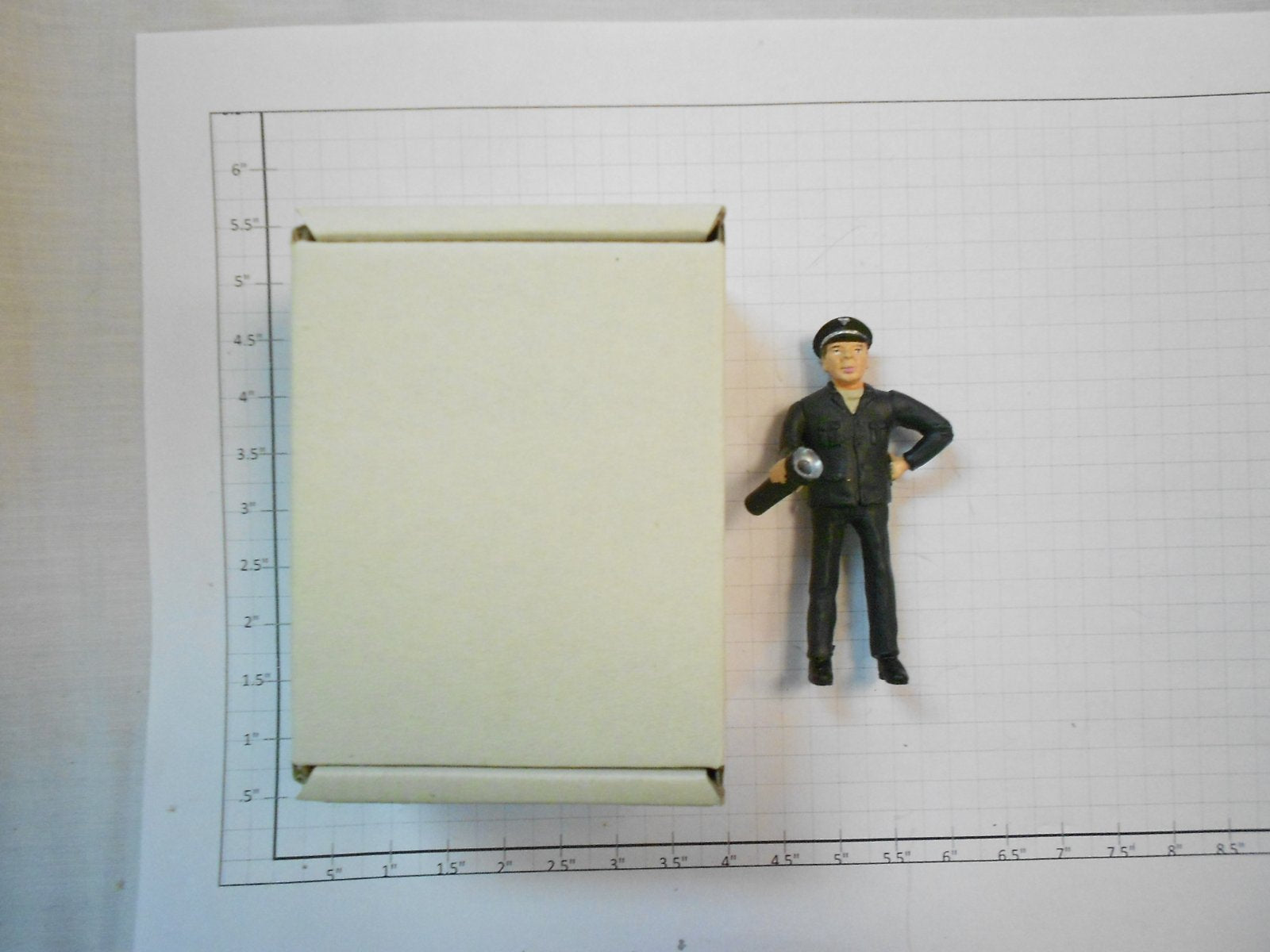 Taura Figures 13.32 White Metal Rialwaymen With Flashlight Figure