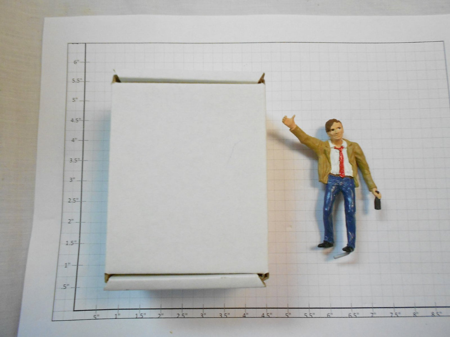 Taura Figures 10.04 White Metal Drunken Man Figure