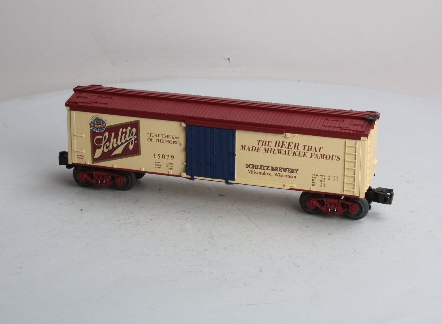 Lionel 6-15079 O Gauge Schlitz Wood-Sided Reefer