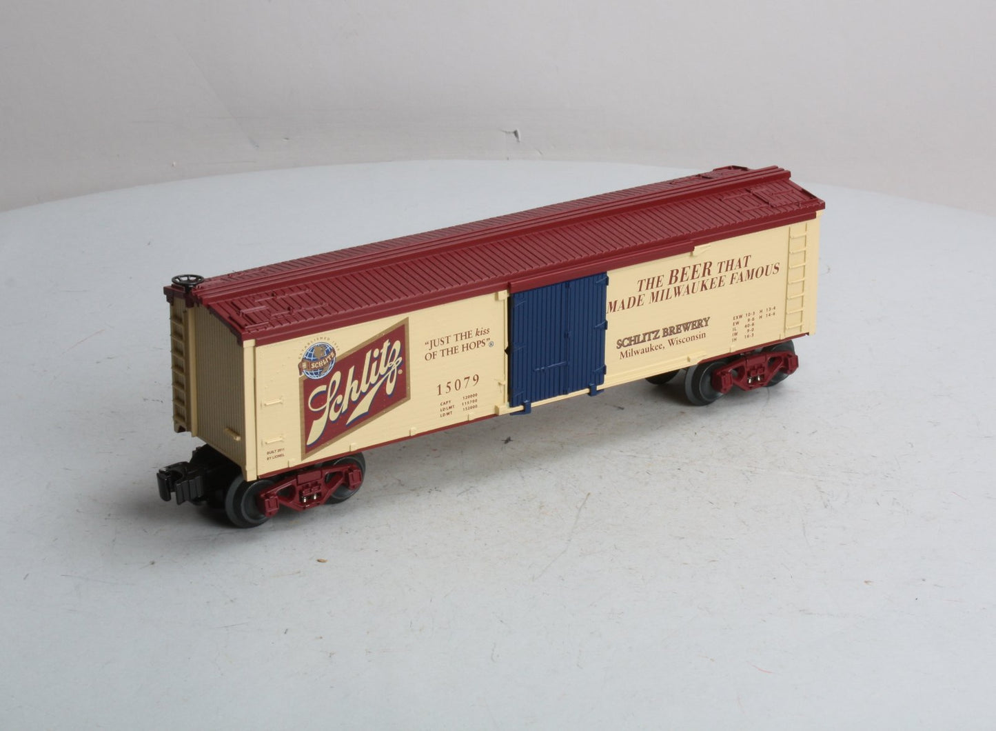 Lionel 6-15079 O Gauge Schlitz Wood-Sided Reefer