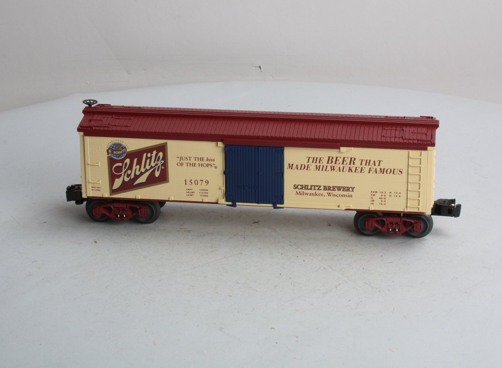 Lionel 6-15079 O Gauge Schlitz Wood-Sided Reefer