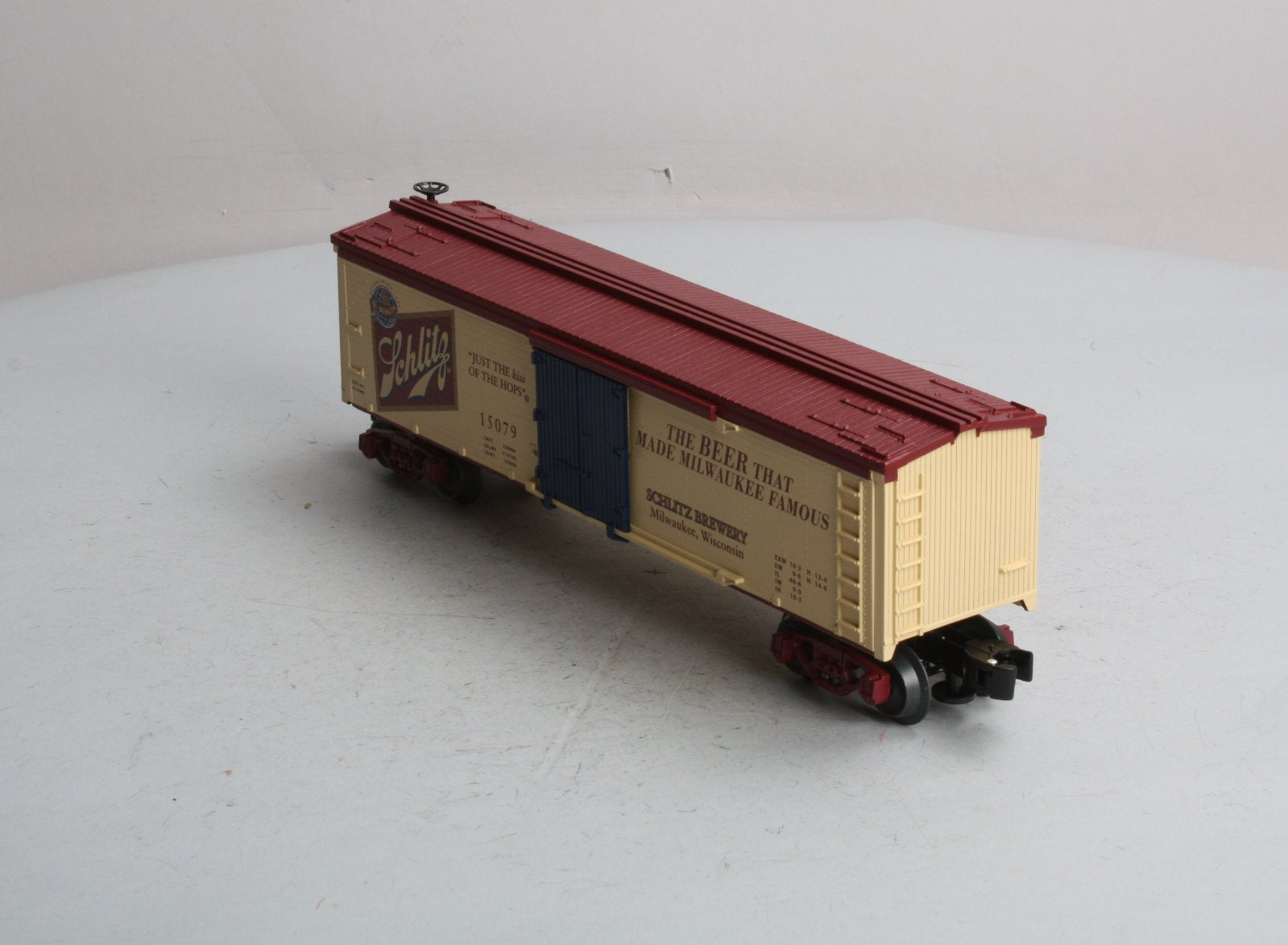 Lionel 6-15079 O Gauge Schlitz Wood-Sided Reefer