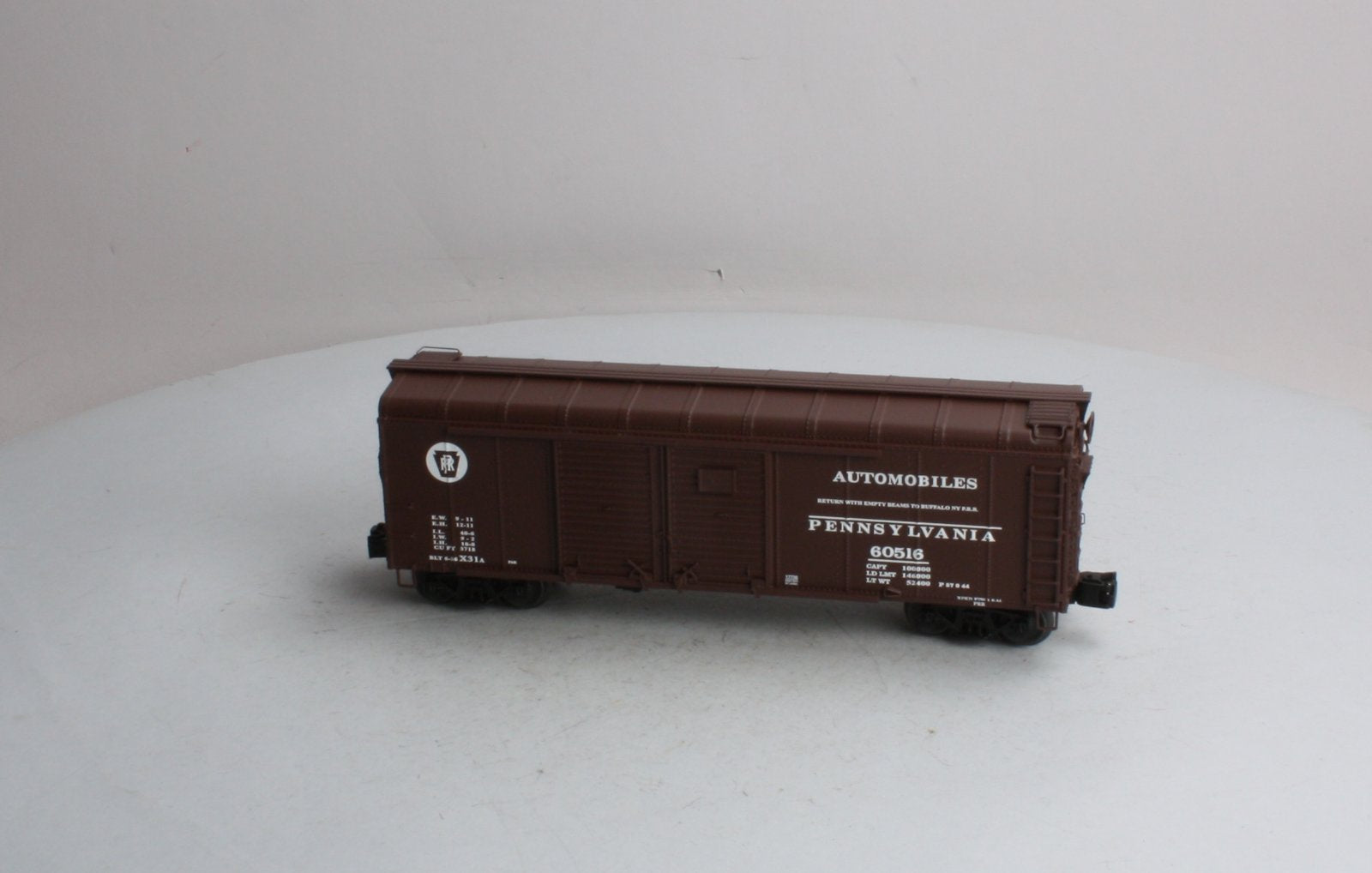 Lionel 6-17736 O Gauge Pennsylvania Railroad Round Roof Boxcar #60516