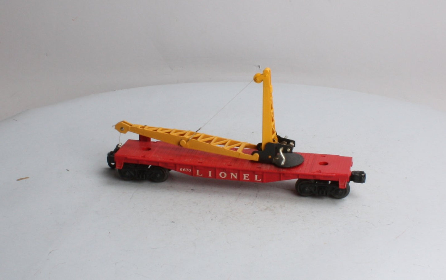 Lionel 6670 Vintage O Flatcar w/ Boom