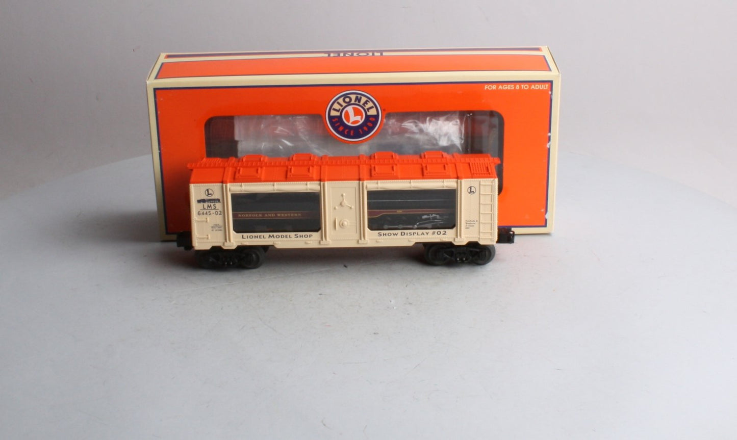 Lionel 6-19675 Lionel Model Shop Display Car with N&W J Class 600 Loco