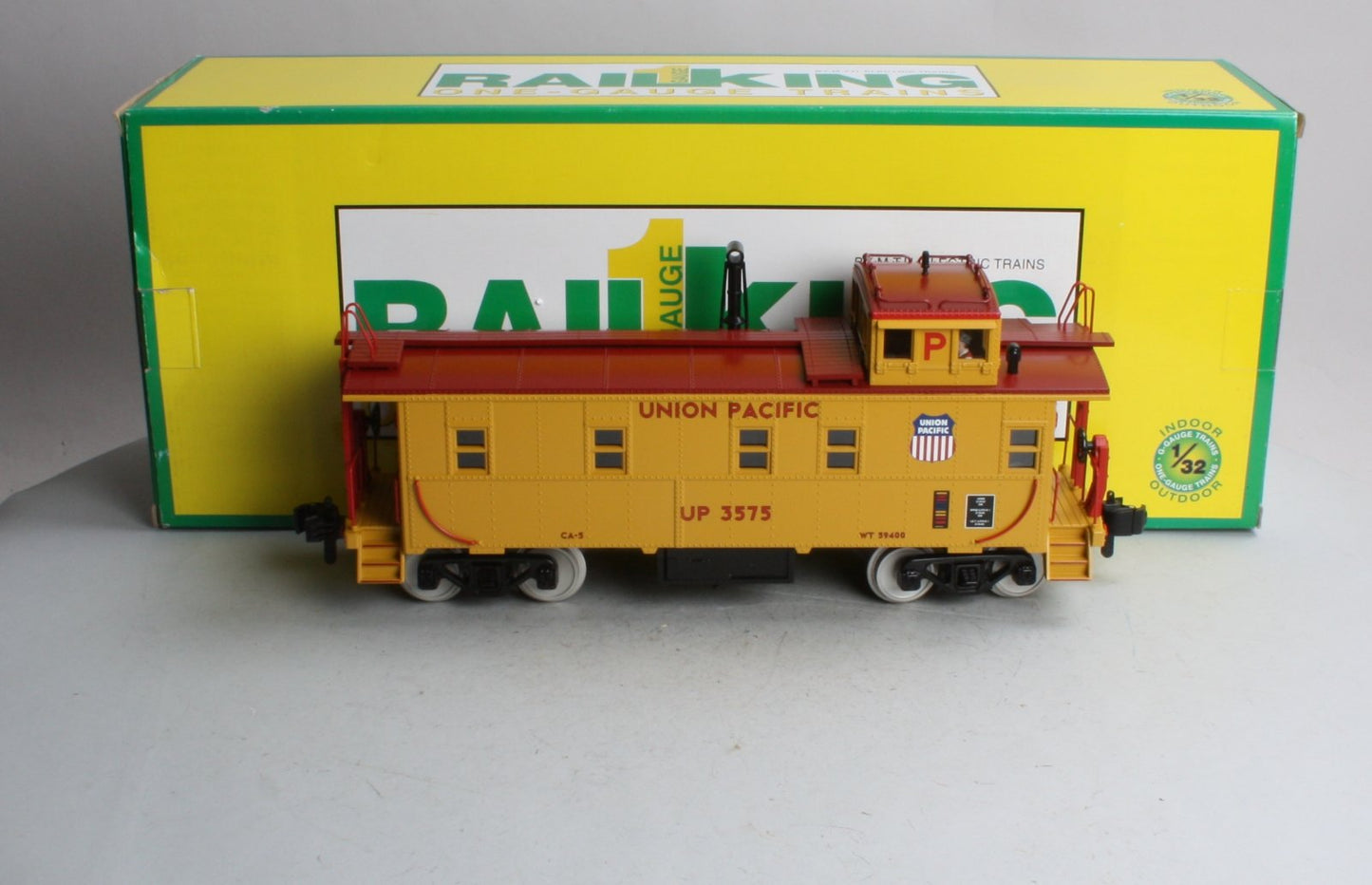 MTH 70-77007 G Union Pacific Offset Steel Caboose Car #3575