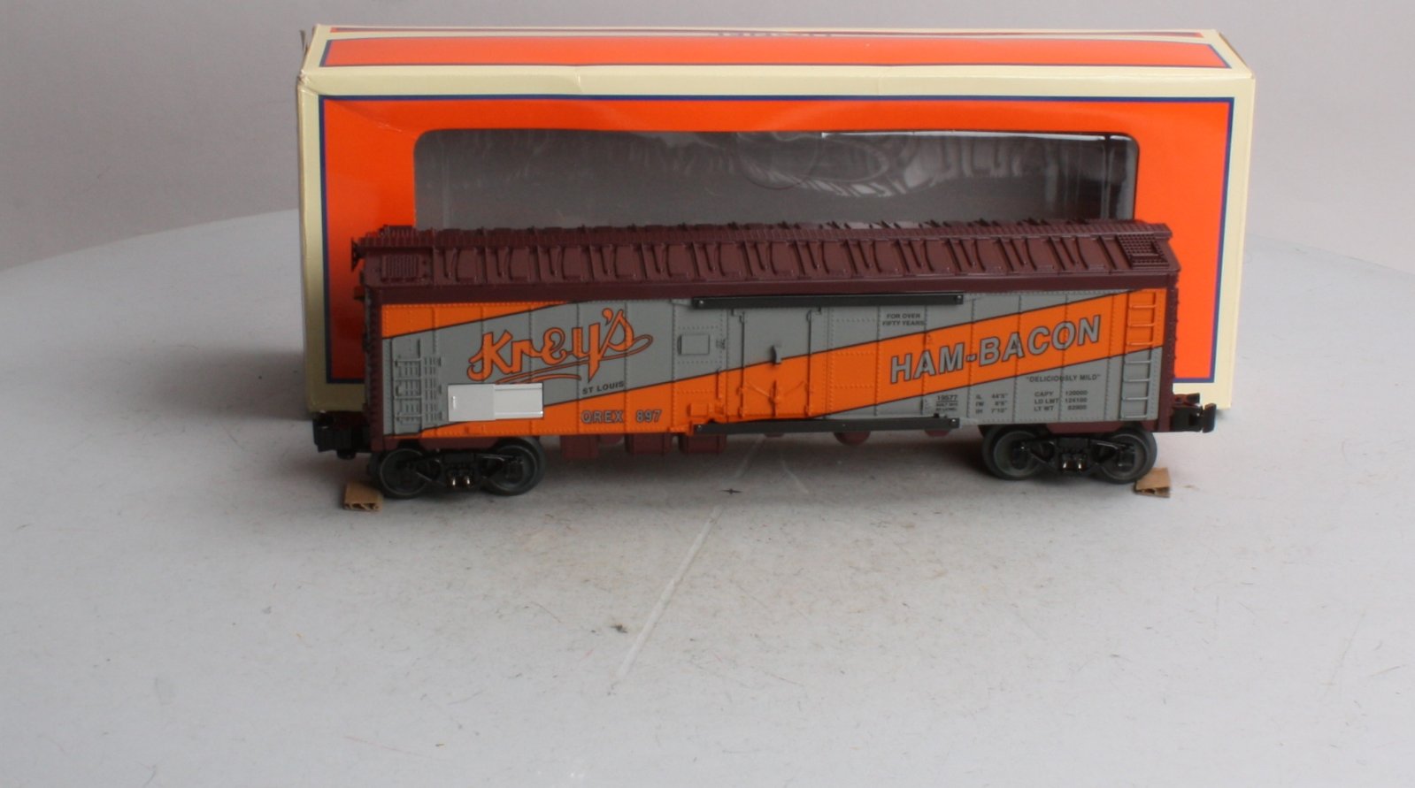 Lionel 6-19577 O-27 Krey's Ham & Bacon Reefer