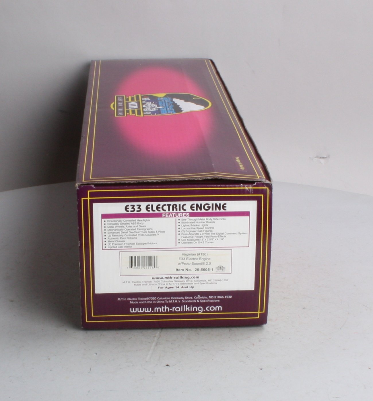 MTH 20-5605-1 Virginian E33 Electric Locomotive with Proto-Sound 2.0 #130