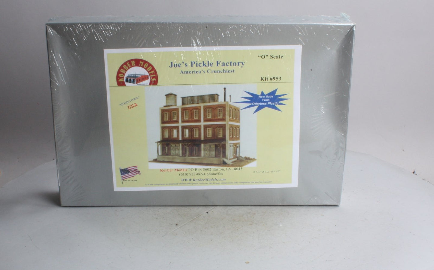 Korber 953 O Scale Joe Pickle Factory America's Crunchiest Building Kit