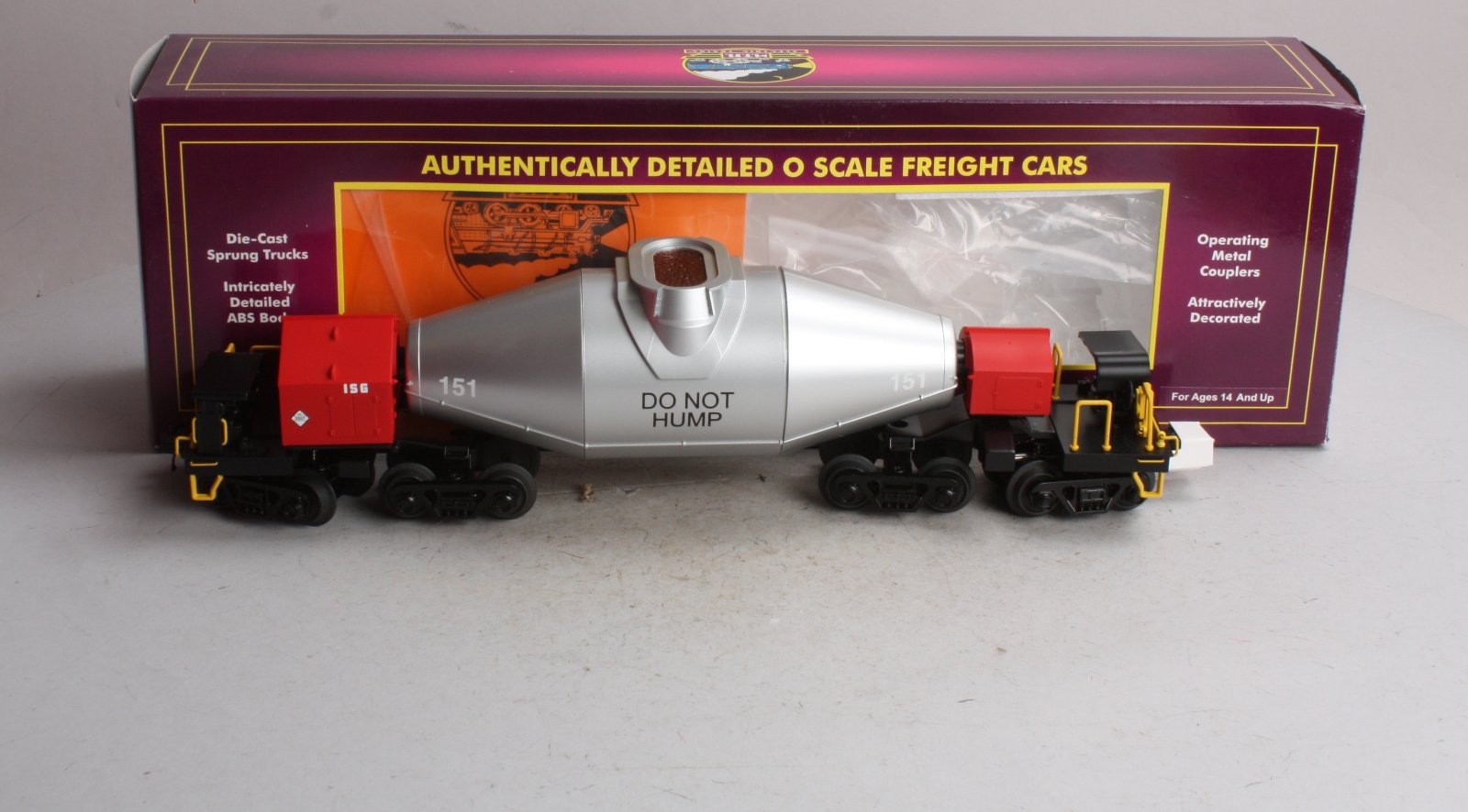 MTH 20-98670 O Gauge ISG Hot Metal Car w/ Flickering Molten Load #151