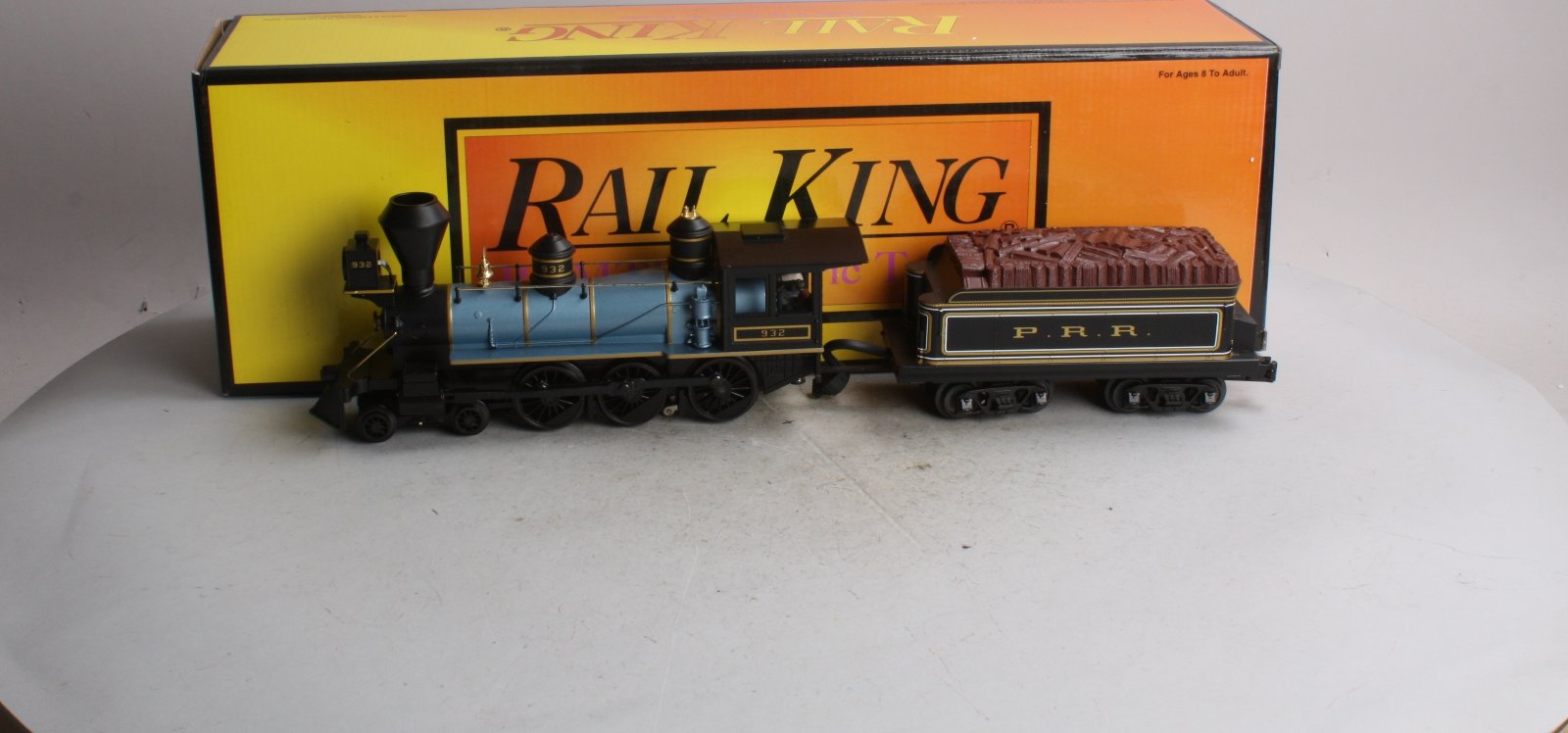 MTH 30-1373-1 Pennsylvania 4-6-0 Ten Wheeler Steam Engine & Tender w/PS2 #932