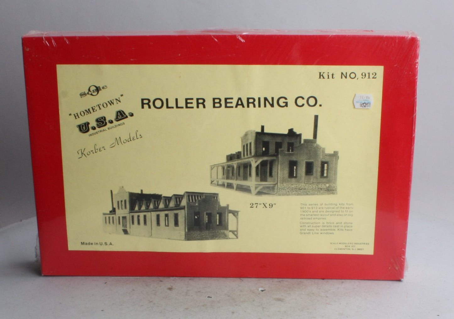 Korber 912 O Roller Bearing Co. Factory Building Kit