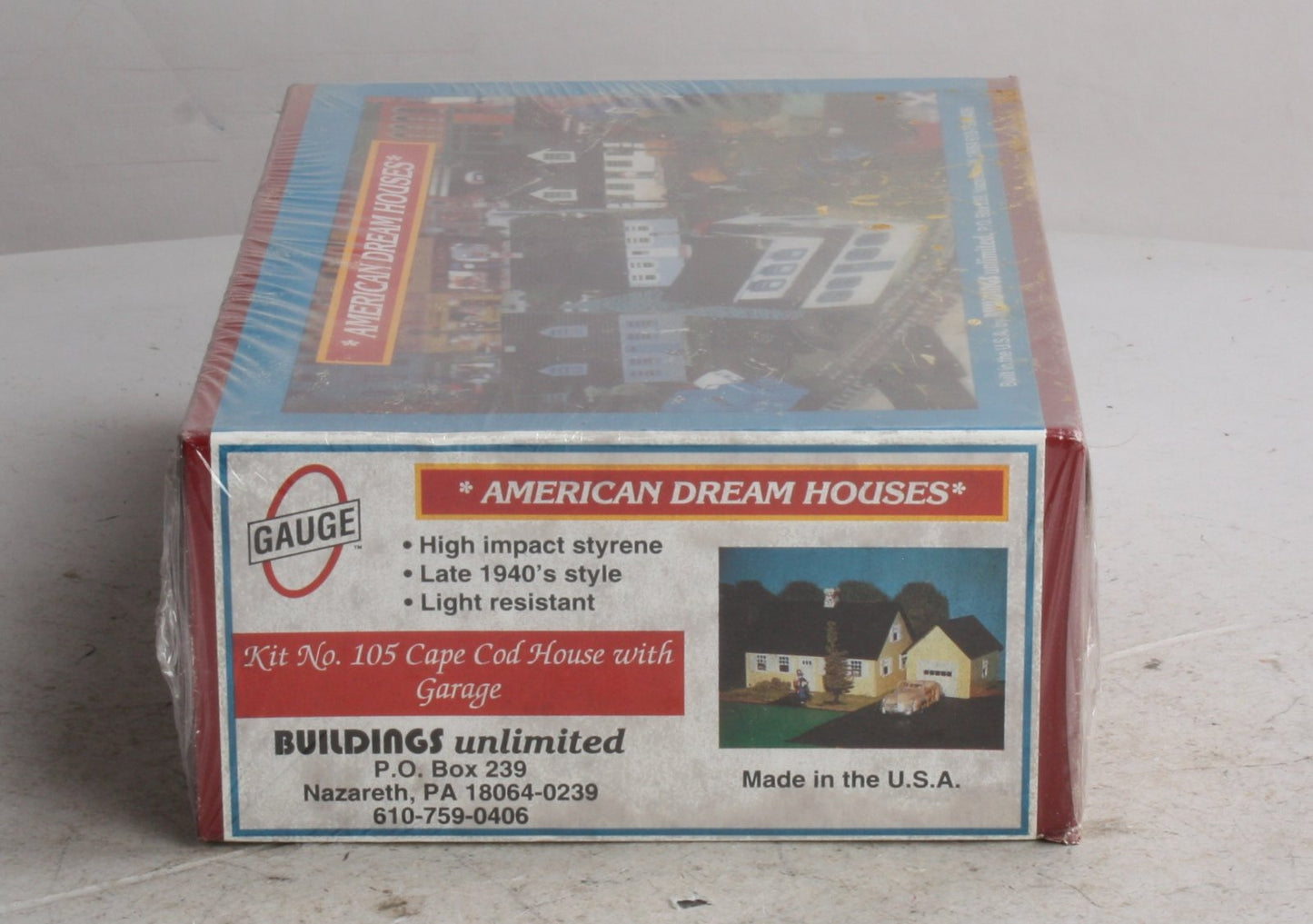 Building Unlimited 105 Cape Cod House w/Garage Building Kit