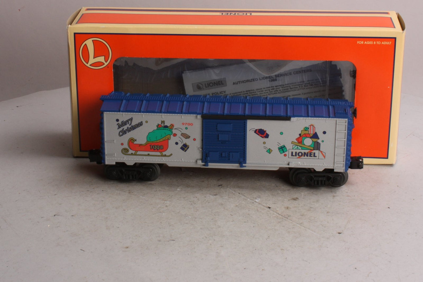Lionel 6-16292 O Gauge 1998 Lionel Christmas Employee Boxcar - RARE