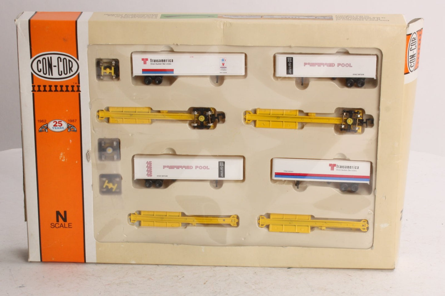 Con-Cor 0001-001902 N Scale Fuel Foiler 4-Car Set
