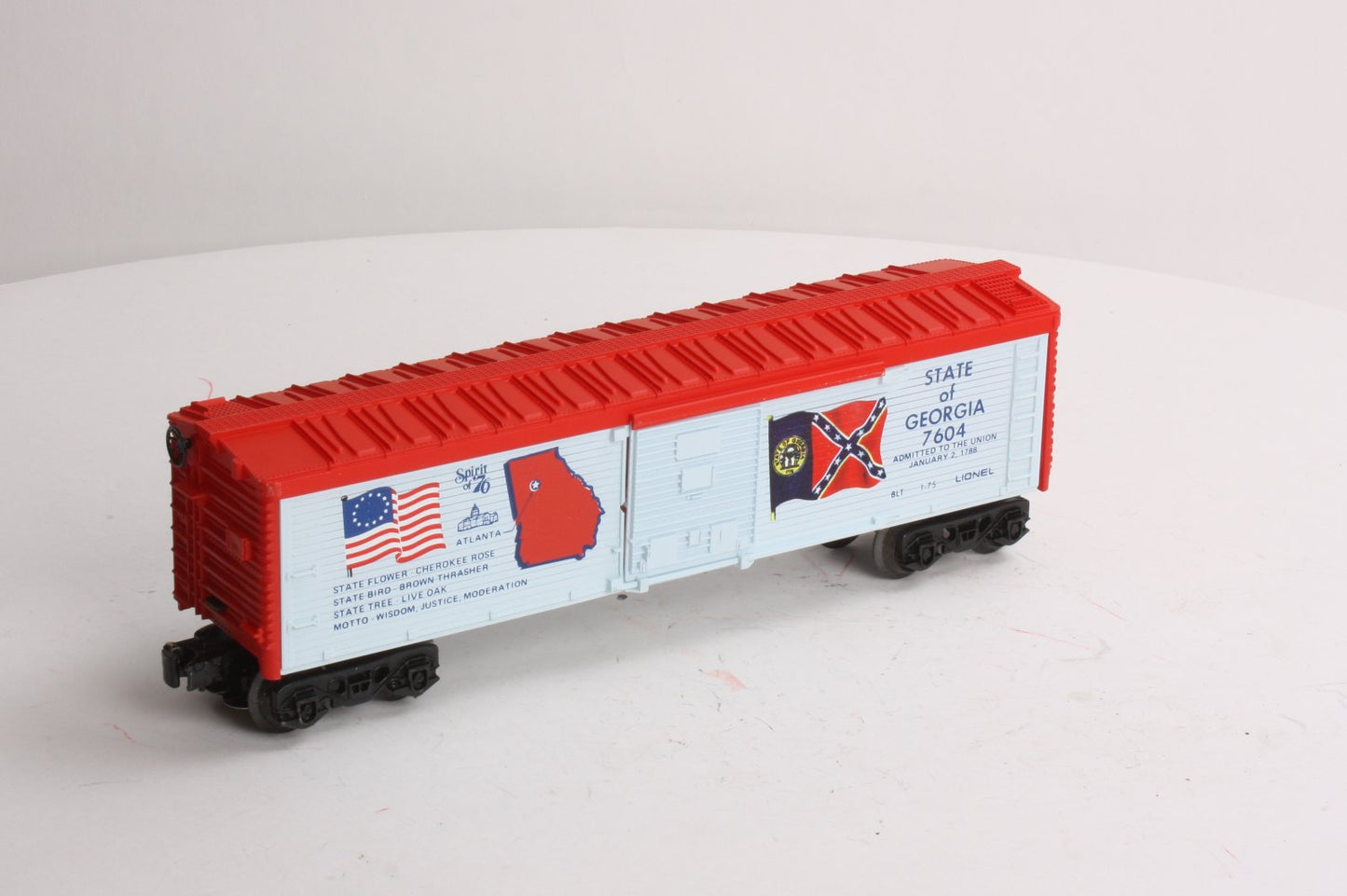 Lionel 6-7604 State of Georgia Boxcar LN/Box