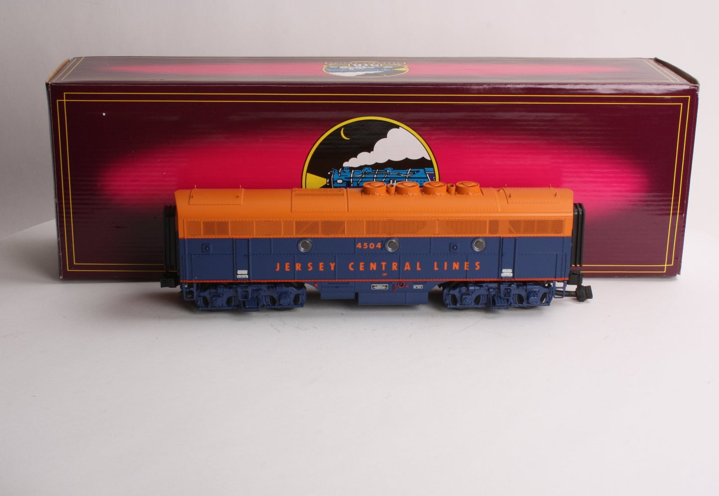 MTH 20-20043-3 Jersey Central F-3 B-Unit Non-Powered Diesel Engine #4504