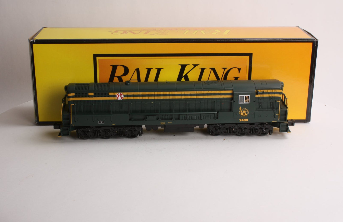 MTH 30-2928-1 Jersey Central FM Train Master Diesel Engine w/PS 2.0 #2408