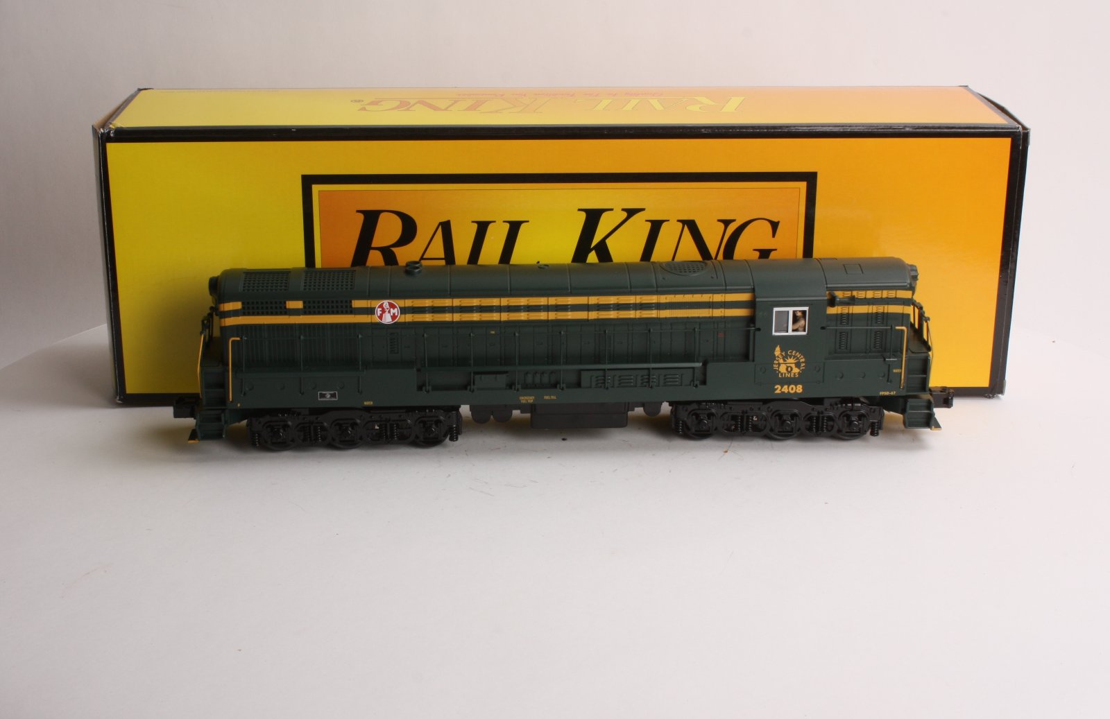 MTH 30-2928-1 Jersey Central FM Train Master Diesel Engine w/PS 2.0 #2408
