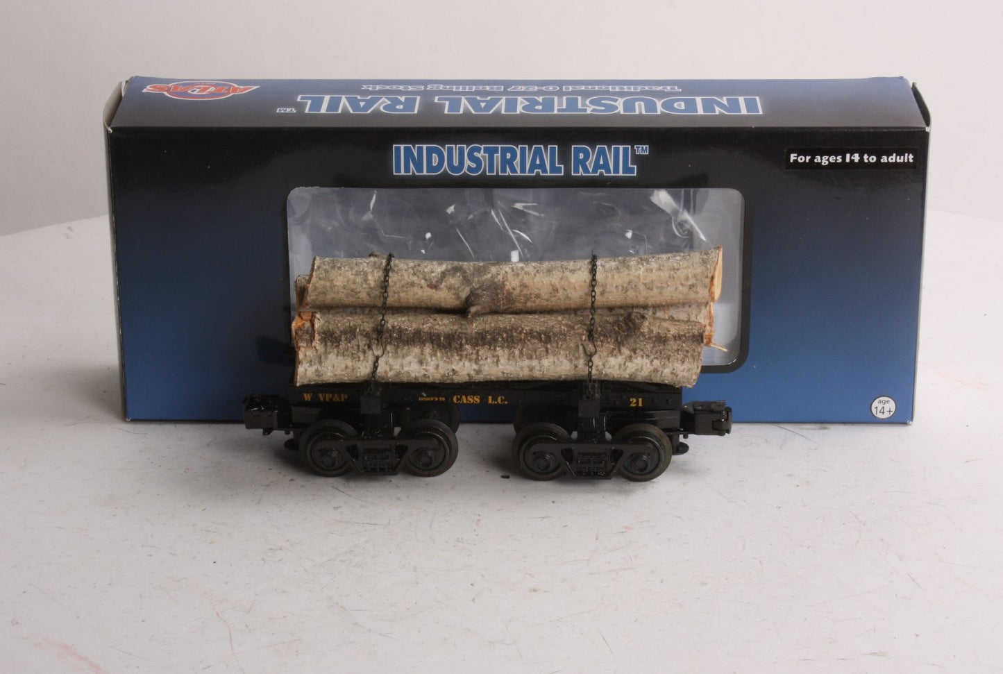Industrial Rail 1004006-1 Cass Lumber Skeleton Log Car #21