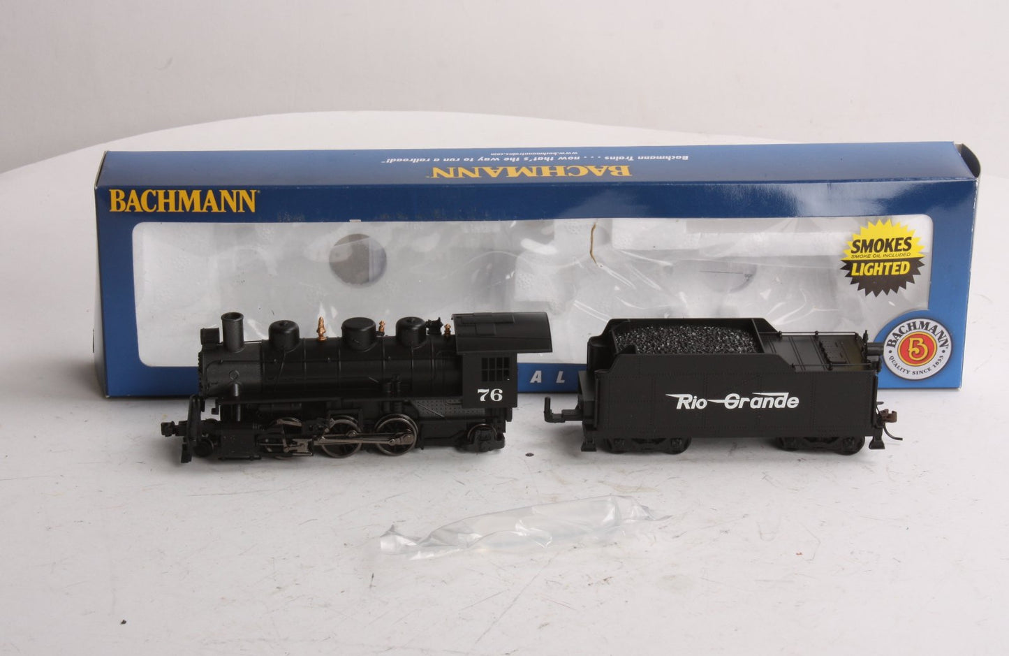 Bachmann 51517 HO Denver & Rio Grande Western 2-6-2 Steam Loco w/Smoke #76
