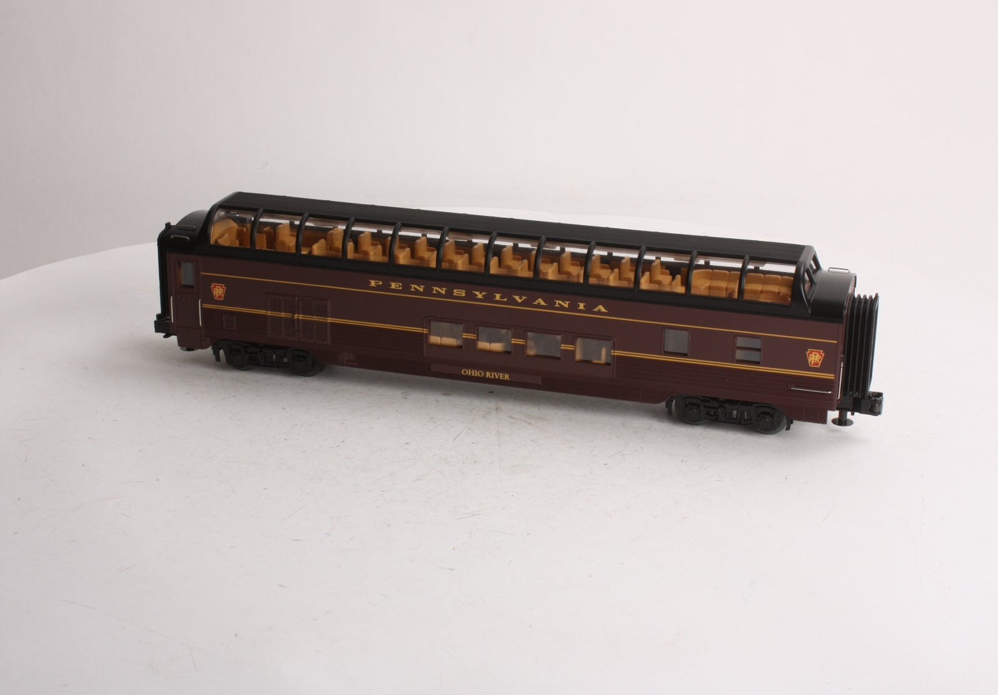 MTH 30-67157 PRR 60' Streamlined Full-Length Vista Dome